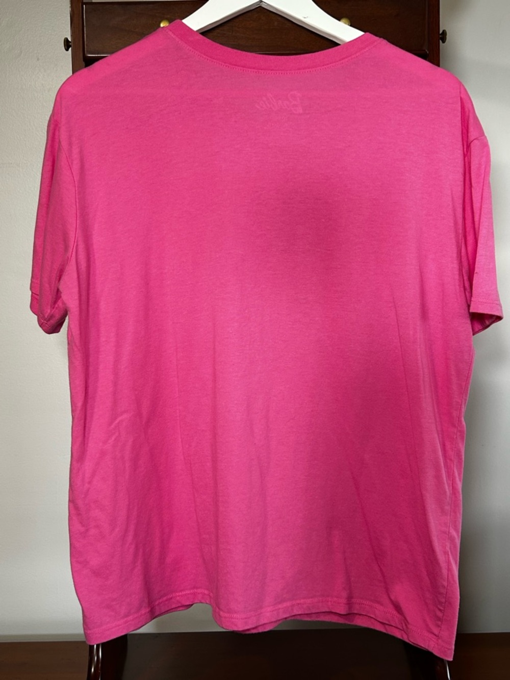 Barbie Mattel Women’s XL 15-17 Pink Graphic Tee Shirt Retro 1958 Doll Print Pink - Picture 3 of 4